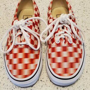 Vans Blur check women's 6, men's 4.5 checkerboard skate shoes